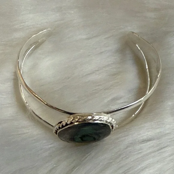 925 Silver Bracelet with Abalone Shell